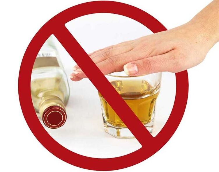 Prohibition of alcohol before consulting a dentist