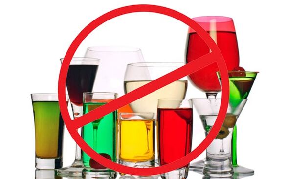 Alcohol is prohibited when taking antibiotics