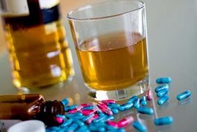 use of alcohol and antibiotics